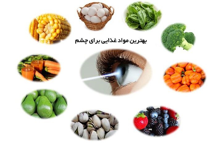 مواد غذایی مناسب برای تقویت چشم